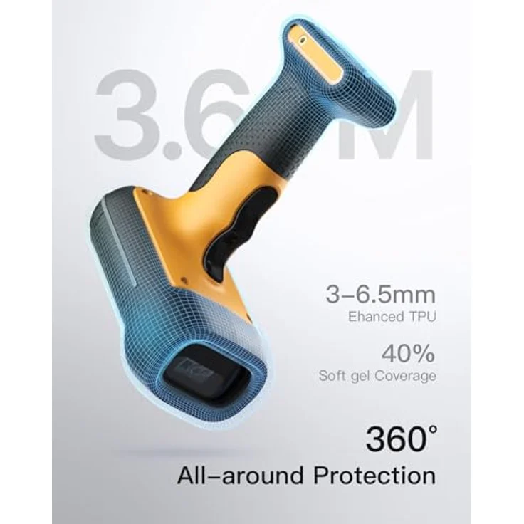 Inateck BCST-75S, Kabelloser 2D QR Code Scanner mit intelligenter Ladestation, IP67 wasserdicht und staubdicht, 2600mAh Akku, fortschrittliche Dekodierfähigkeiten, App & SDK-Unterstützung – Bild 4