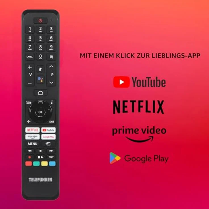 Telefunken Android TV 43 Zoll Fernseher (Full HD Smart TV, HDR, Triple-Tuner, Bluetooth) XF43AN750M – Bild 3
