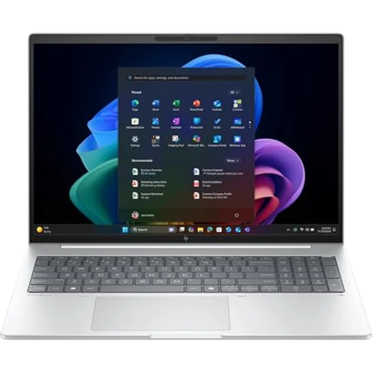 HP EliteBook 8 G1a, 16" WUXGA Notebook mit AMD Ryzen AI 7 350, 64 GB RAM, 1 TB SSD, Windows 11 Pro, Silber – Bild 7