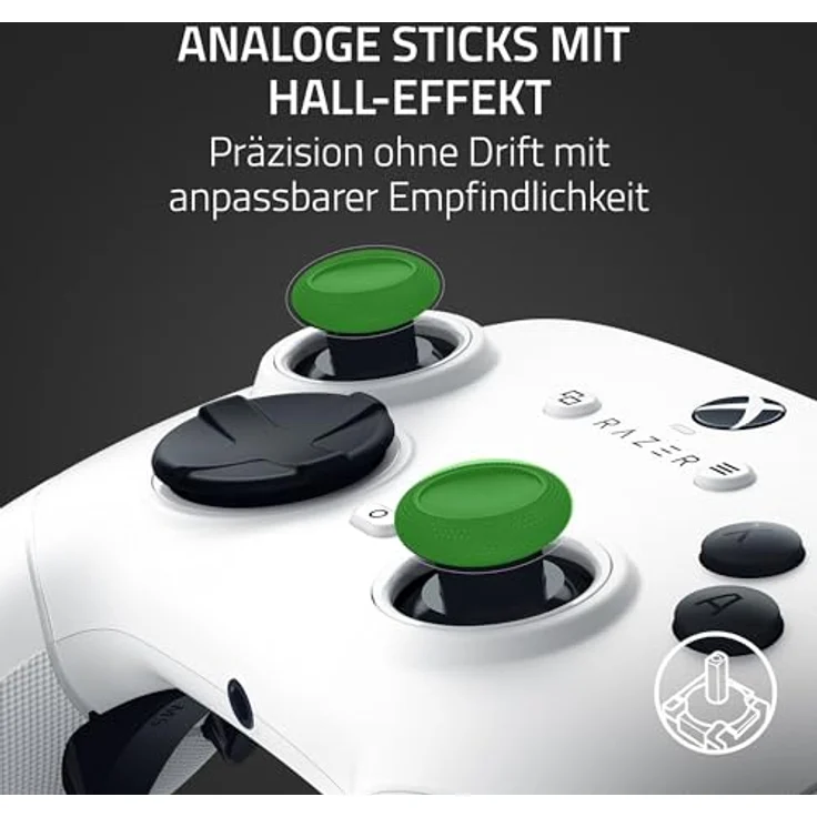 RAZER Gamepad Wolverine V3 Tourn, Professioneller E-Sport-Controller mit 4 Ergonomischen Back Paddles, Xbox & PC - Schwarz – Bild 6