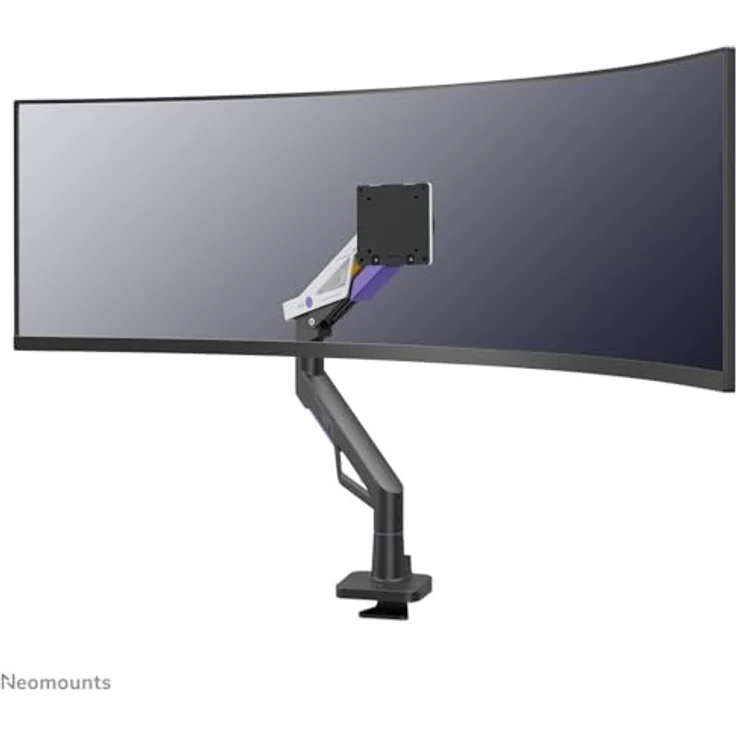 Neomounts DS70-256BL1 ACE Gaming Desk Mount, Monitor Halterung für Displays bis 57 Zoll, schwarz, mit ergonomischer Höhenverstellung und VESA-Kompatibilität – Bild 2