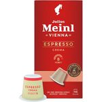 Julius Meinl Inspresso Espresso Crema 8, Nespresso-kompatibel, kompostierbar, 10 Kaffeekapseln, 10,00 Portion Stueck, Bio-zertifiziert