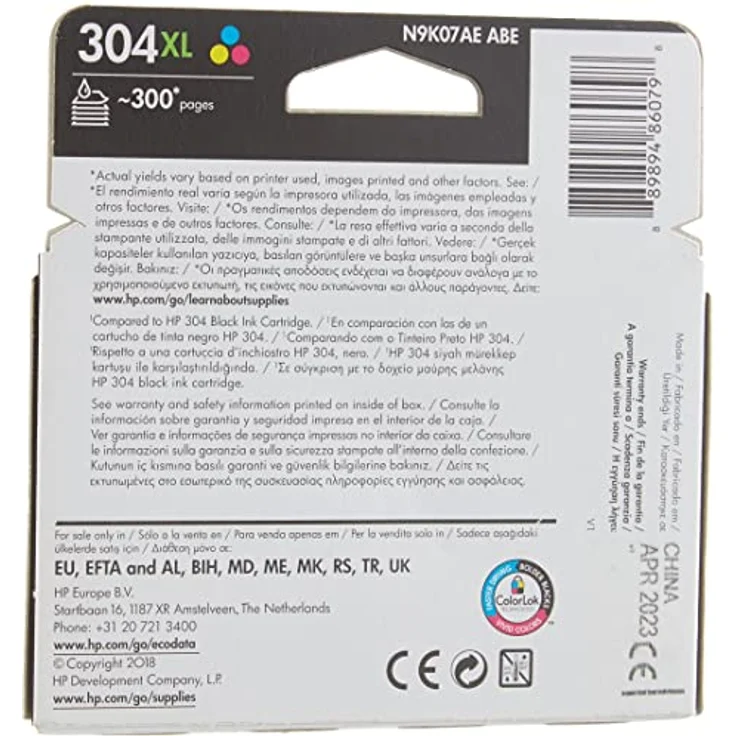HP 304XL Farbe Original Druckerpatrone mit hoher Reichweite für HP DeskJet 2630, 3720, 3720, 3720, 3730, 3735, 3750, 3760, HP ENVY 5020, 5030, 5032 – Bild 4
