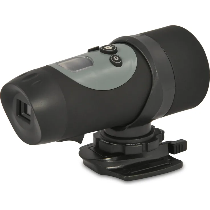 Trebs Adventure-Videokamera 99512, wasserdichte Action Cam mit 1280 x 720 Bildqualität, schwarz
