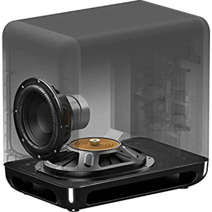 Sony SA-SW5 Premium-Subwoofer (300W Ausgangsleistung, Bluetooth), Schwarz – Bild 4