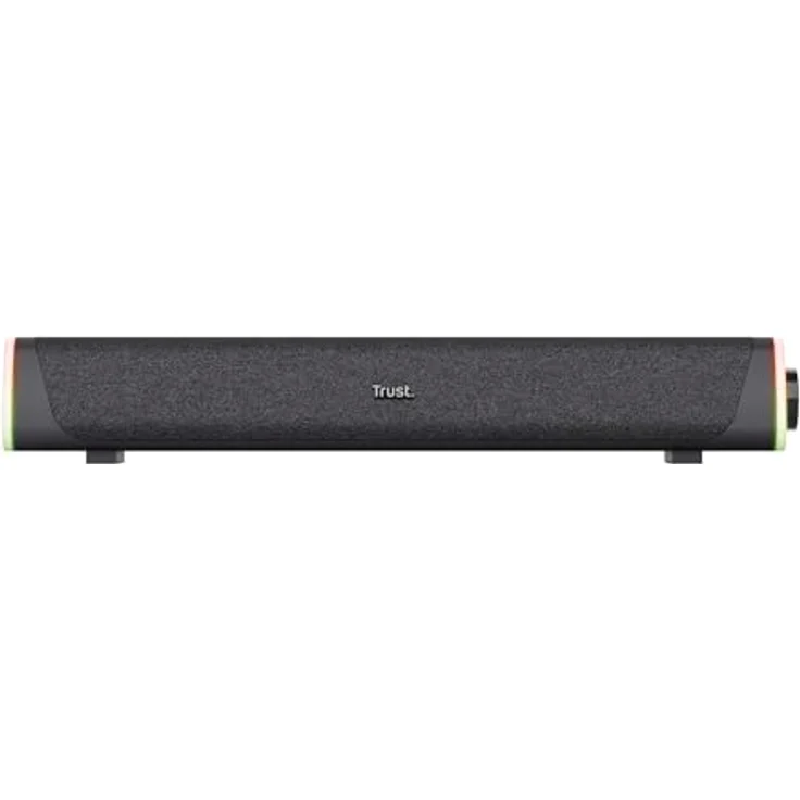 Trust Liro Illuminated Soundbar, 12W Stereo PC Lautsprecher mit RGB LED Beleuchtung, Klinke 3,5 mm AUX, USB Betrieb, Schwarz – Bild 10