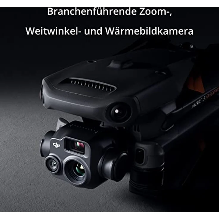 DJI Mavic 3T Worry-Free Basic Combo - Kameradrohne mit 640×512 Wärmebildkamera, 1/2″ CMOS-Weitwinkelkamera, 56-facher Hybridzoom, 39 min Flugzeit, zentimetergenaue Positionierung, C2 - DJI Kameradrohne mit Top Kameraleistung, verbesserte Übertragung und zentimetergenaue Positionierung – Bild 2