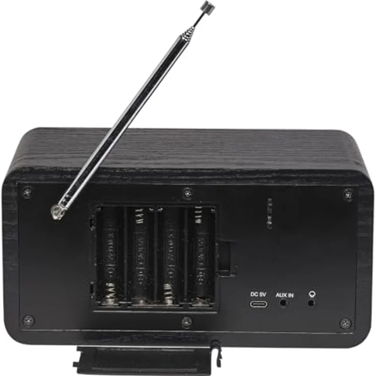 Denver DIR‑200 Internetradio, smart kompakt DAB+ FM, 2,4″ Farbdisplay, Bluetooth 5.0, Dual-Alarme, Netz- und Batteriebetrieb – Bild 5