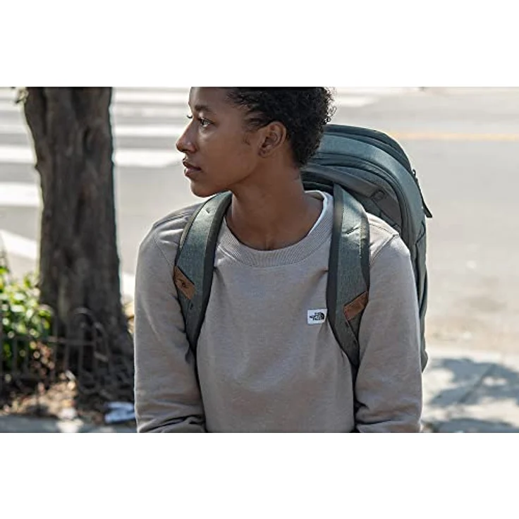 Peak Design Travel Backpack I (Fotorucksack, 30 l), Kameratasche, Grün - Robuster Tagesrucksack für kürzere Reisen und den Alltag, wasserdichtes Material aus recyceltem Nylon, inklusive Laptop- und Tabletfach – Bild 2