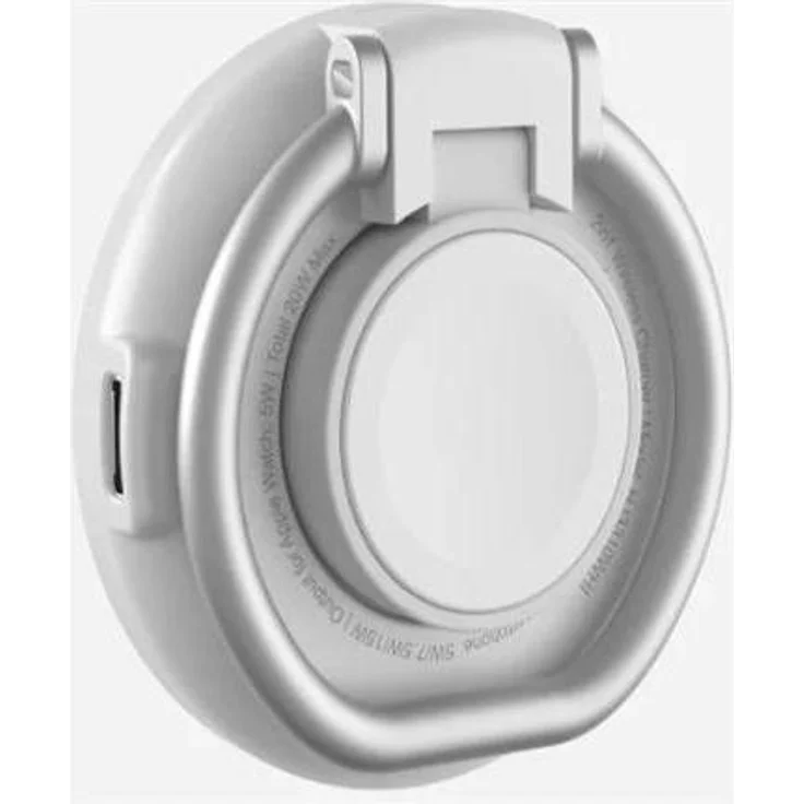 Targus HyperJuice 2-in-1 Kabelloses Ladegerät mit 15 Watt, Qi2-Standard, weiß