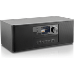 PEAQ PDR 370 BT-B, Internetradio mit DAB+ und FM Tuner, Bluetooth, LCD-Display, Schwarz