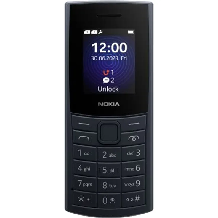 Nokia 110 4G 2nd Edition (2024), Smartphone mit 48 MB Speicher, IP-X4 zertifiziert, blau