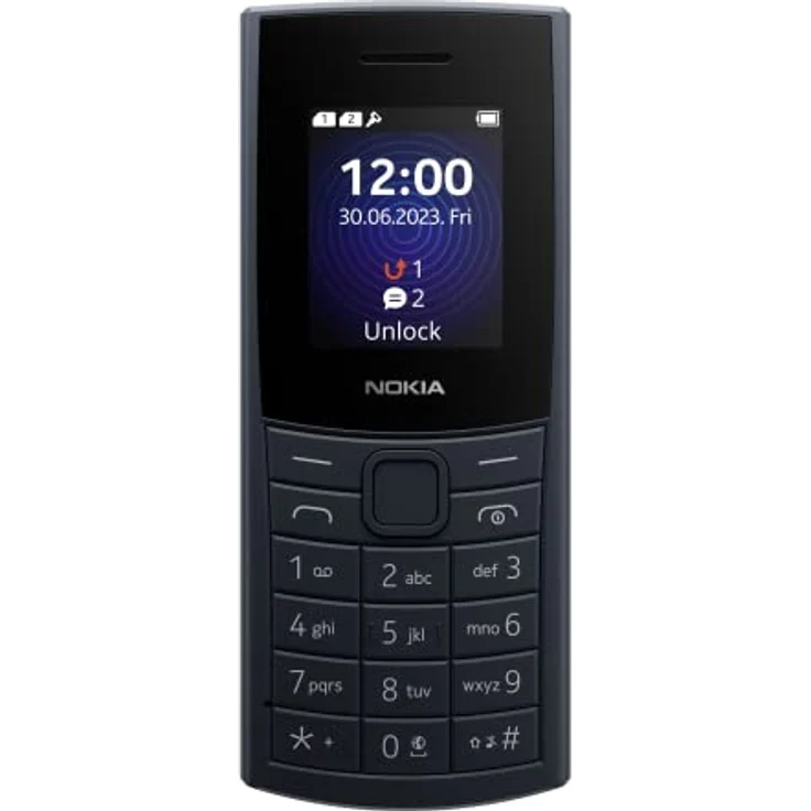 Nokia 110 4G 2nd Edition (2024), Smartphone mit 48 MB Speicher, IP-X4 zertifiziert, blau – Bild 1