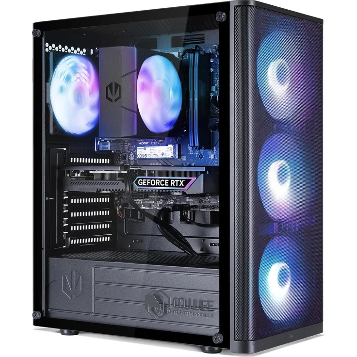 Joule Performance L1136045 Gaming-PC, AMD Ryzen 5 9600X, 32 GB DDR5-RAM, NVIDIA RTX 5060 TI, 1 TB SSD, Farbe: Schwarz