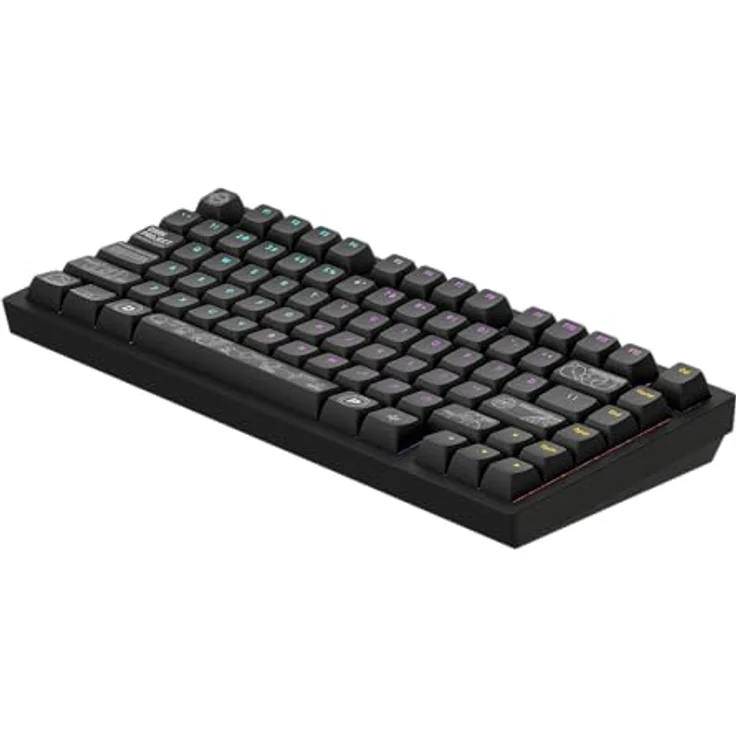 Dark Project Terra Nova R2, Kabellose 75% Gaming-Tastatur mit G3MS Moonstone-Schaltern, Schwarz, ANSI US Layout, RGB, Hot-Swap – Bild 3