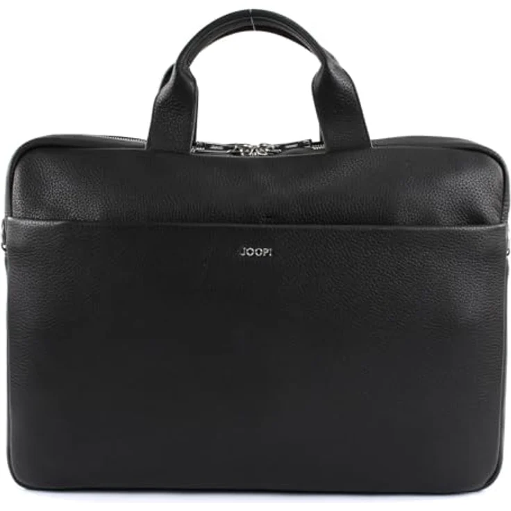 JOOP! Cardona Pandion Aktentasche aus Leder, 47 cm mit Laptopfach, schwarz, für Herren – Bild 1