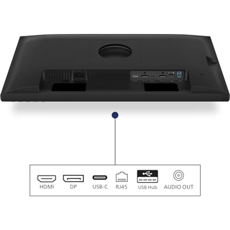 Philips 24B2U3301, 24 Zoll Full-HD-Monitor mit 120 Hz, 130 mm höhenverstellbar, Lautsprecher, HDMI, DP, USB-C (90 W PD), schwarz – Bild 4