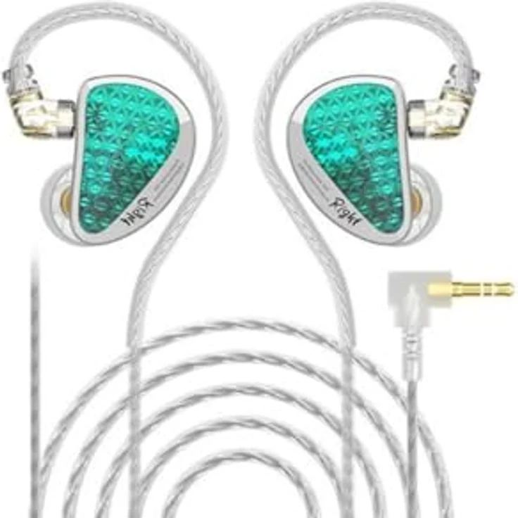 KZ AS16 PRO NO MIC, In-Ear Kopfhörer mit dynamischem Wandlerprinzip und passiver Geräuschunterdrückung, Schwarz – Bild 2