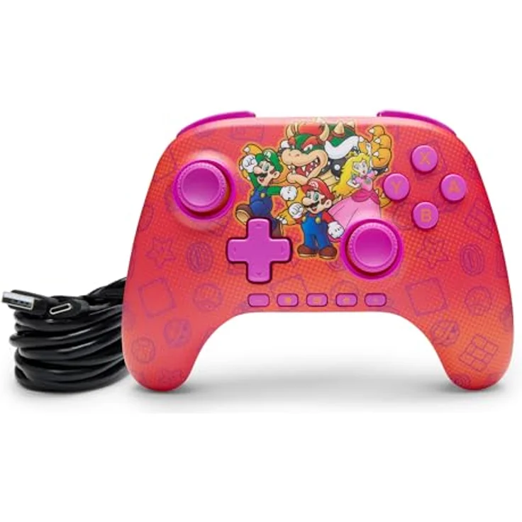 PowerA Advantage Wireless Controller NSW2 - Mario & Friends, Kabelloses Gamepad für Nintendo Switch (Switch 2, Switch Lite, Switch OLED), Mehrfarbig mit präziser Steuerung und komfortabler Handhabung – Bild 7