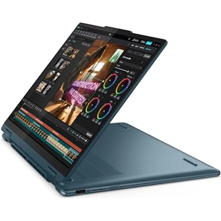 Lenovo Yoga 7 2-in-1 Convertible Laptop, 14" 2.8K WUXGA OLED, Intel Core Ultra 7 155H, 32GB RAM, 1TB SSD, Intel Arc Grafik, Windows 11 Home, QWERTZ, blau, 3 Monate Premium Care – Bild 5