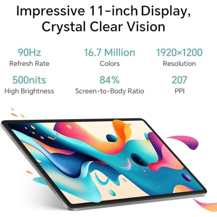 Honor Pad X8b, 11 Zoll Tablet mit Snapdragon 680, 4 GB RAM und 128 GB Speicher, Space Grau – Bild 3