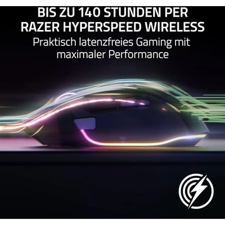 Razer Basilisk V3 Pro 35K - Kabellose ergonomische Gaming-Maus mit Chroma RGB - 35K optischer Sensor (schwarz) – Bild 4