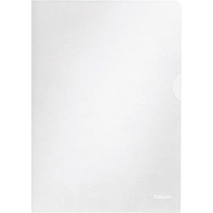 ESSELTE Aktenordner Sichthülle Standard Plus A4 dokumentenecht, PA=100Stk., transparent
