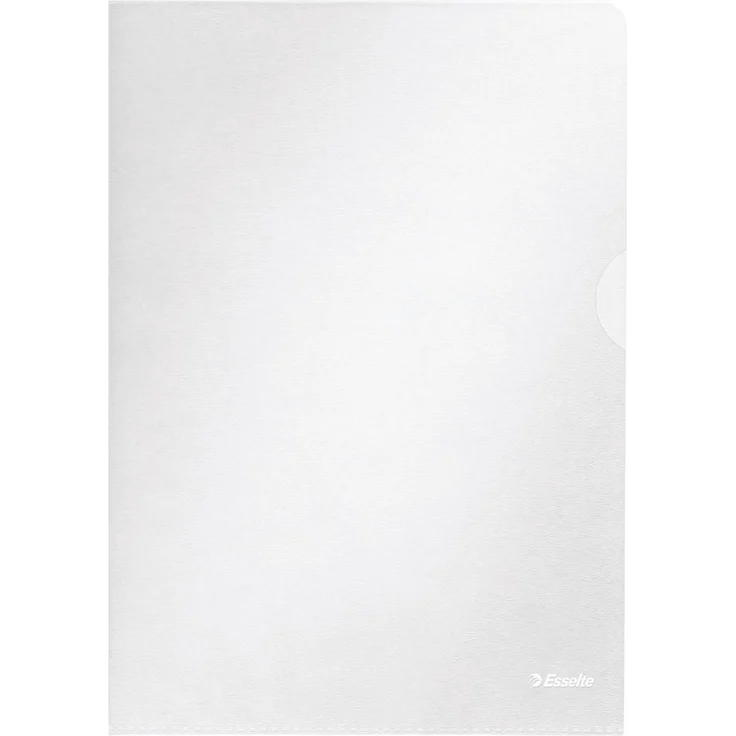 ESSELTE Aktenordner Sichthülle Standard Plus A4 dokumentenecht, PA=100Stk., transparent