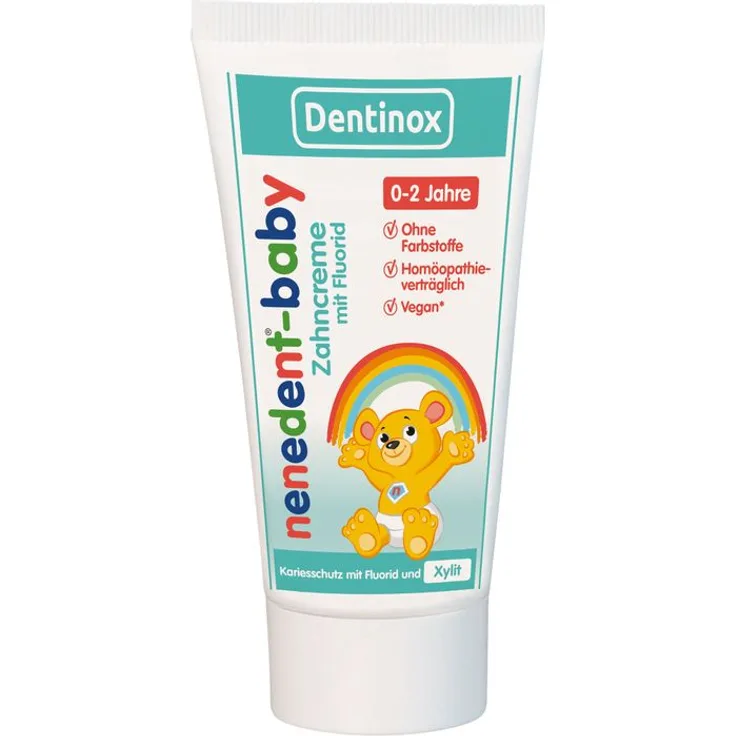NENEDENT- Baby-Zahncreme mit Fluorid Einzeltube 50 ml, 0-2 Jahre