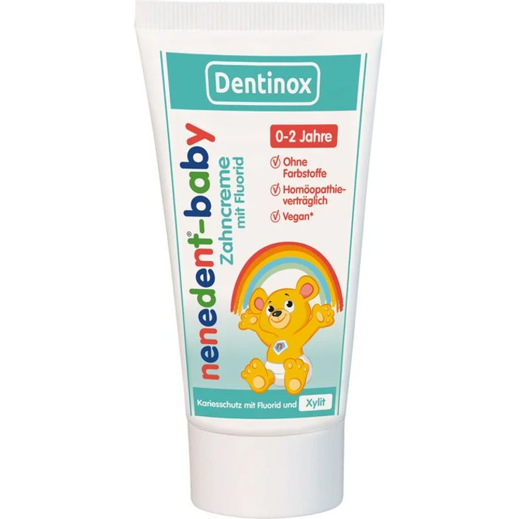 NENEDENT- Baby-Zahncreme mit Fluorid Einzeltube 50 ml, 0-2 Jahre