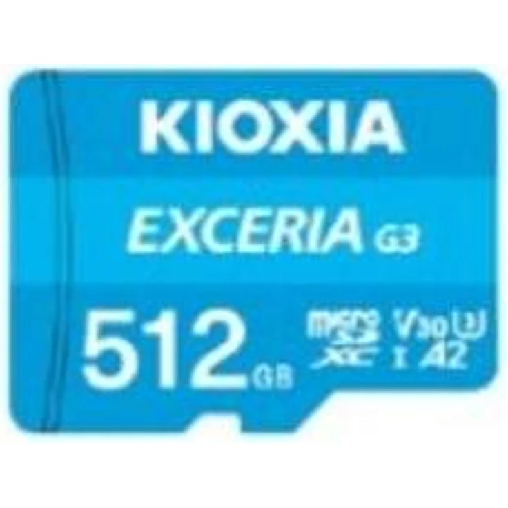 Kioxia 512GB Exceria G3, microSDXC Speicherkarte mit hoher Speicherkapazität