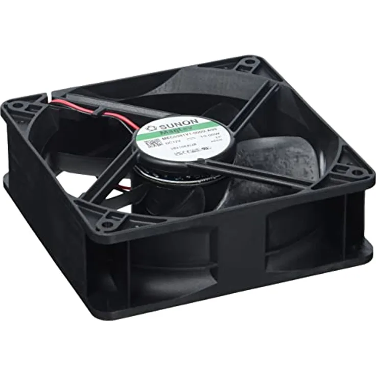 SUNON 12V 10,1W 120x120x38mm 234,4m³/h 48dBA ; Sunon MEC0381V1-A99