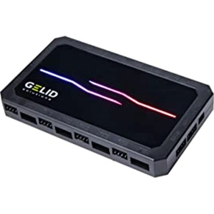 Gelid Solutions Amber 8 Pro steuert bis zu 8 Lüfter, 10 LED-Streifen oder andere adressierbare RGB (ARGB)-Geräte und verfügt über 366 vorprogrammierte lebendige RGB-Beleuchtungsmodi