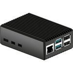 Joy-it RB-AlucaseP5-08 SBC-Gehäuse Passend für (Entwicklungskits): Raspberry Pi inkl. passiven Kü