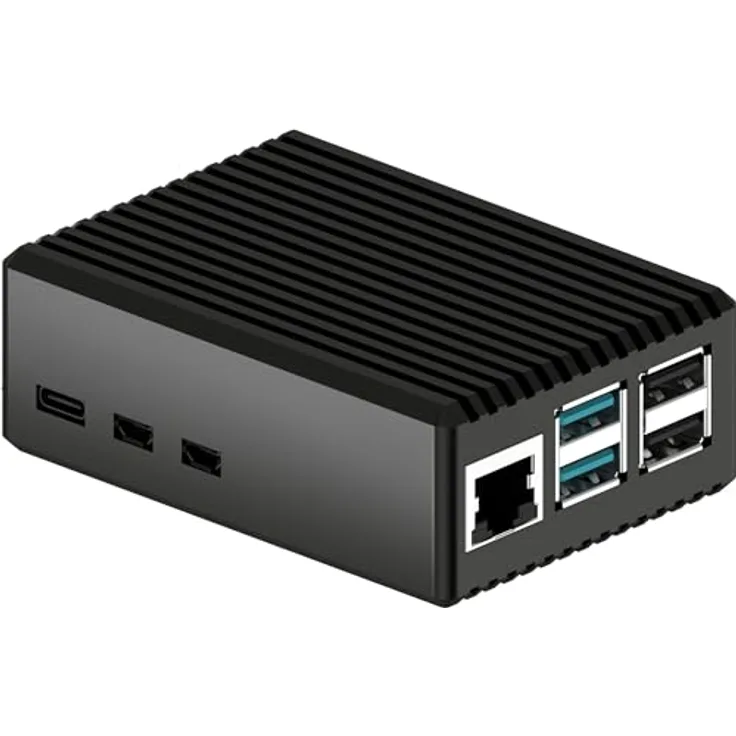 Joy-it RB-AlucaseP5-08 SBC-Gehäuse Passend für (Entwicklungskits): Raspberry Pi inkl. passiven Kü