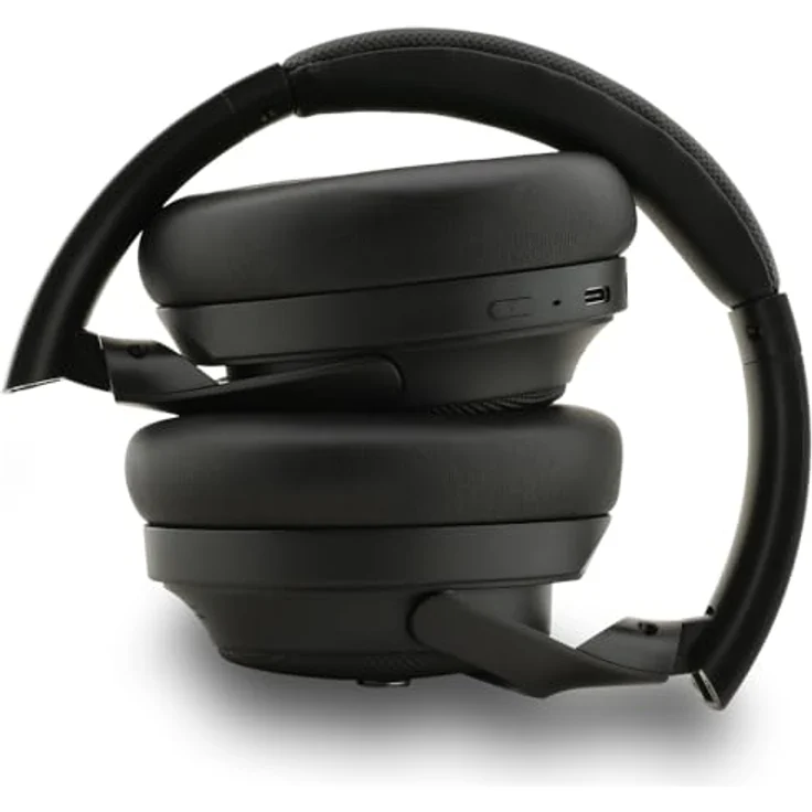 Lacoste Petit Pique ANC/ENC Wireless Headphones, aktive Geräuschunterdrückung, 42 h Akkulaufzeit, kabellos, Schwarz – Bild 4