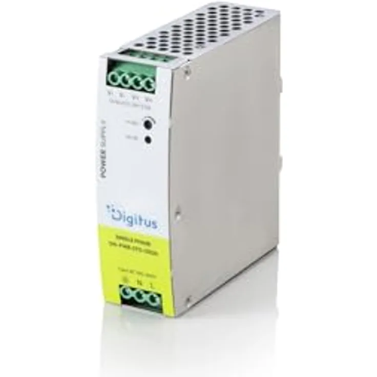 DIGITUS DIGITUS Industrial Netzteil, 24 V, Metallgehäuse, DIN-Schienenmontage, 120 Watt, ATX, 80 Plus