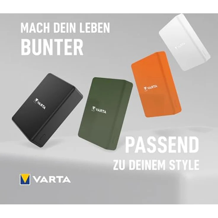 Varta Power Bank 5.000mAh, Mag Pro, magnetisch kabellos, 7,5W, USB Typ C, weiß – Bild 3
