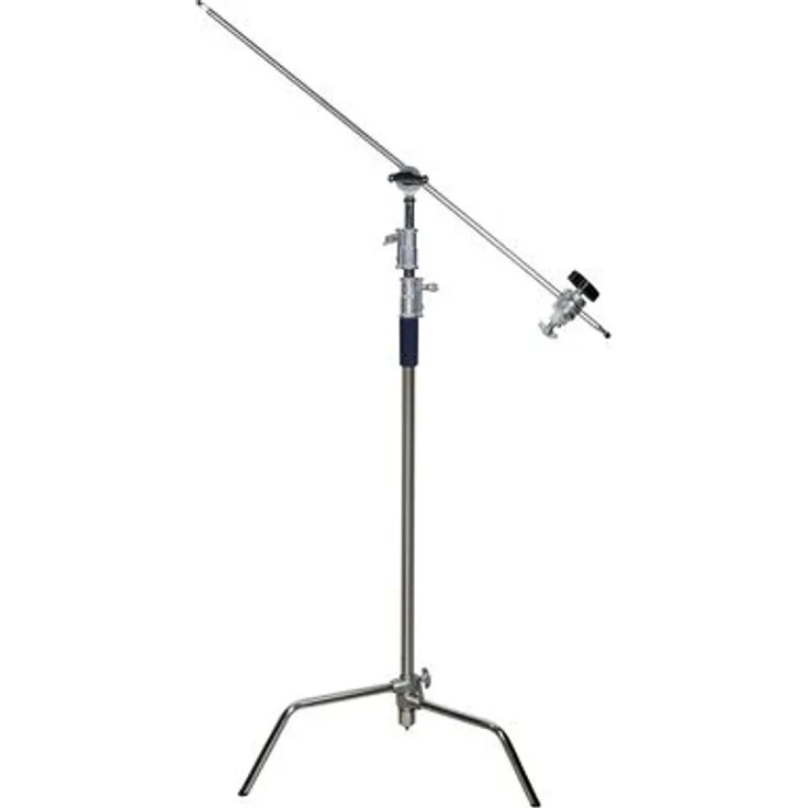Kaiser Galgenstativ C-Stand 330, professionelle Studiostativ mit Einstellhöhe 145-328 cm, abnehmbare Dreibeinbasis und schwenkbarer Ausleger