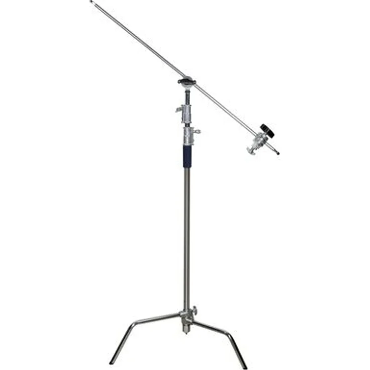 Kaiser Galgenstativ C-Stand 330, professionelle Studiostativ mit Einstellhöhe 145-328 cm, abnehmbare Dreibeinbasis und schwenkbarer Ausleger