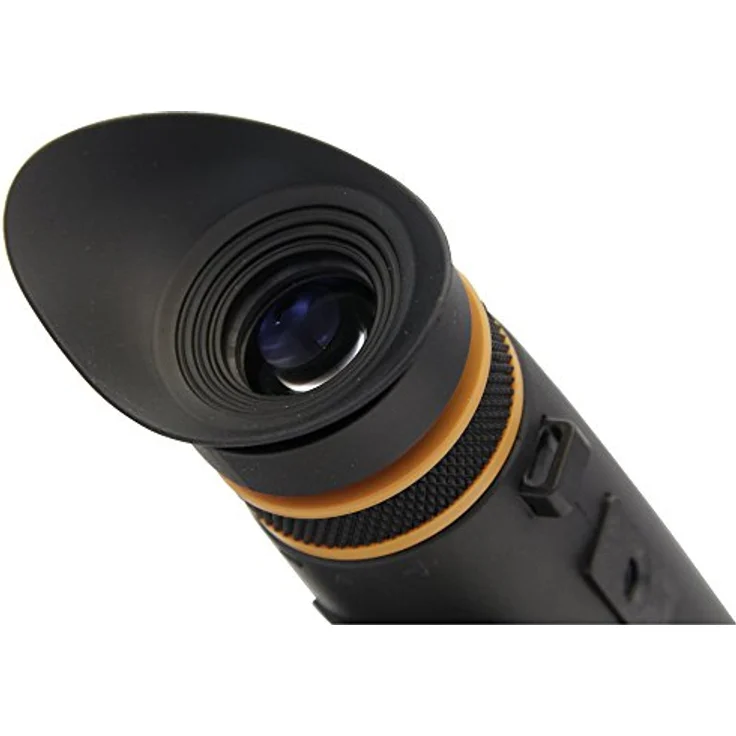 Omegon Monokular Orange 8x42, wasserdicht mit fixierter Schärfe und griffigem Design – Bild 4