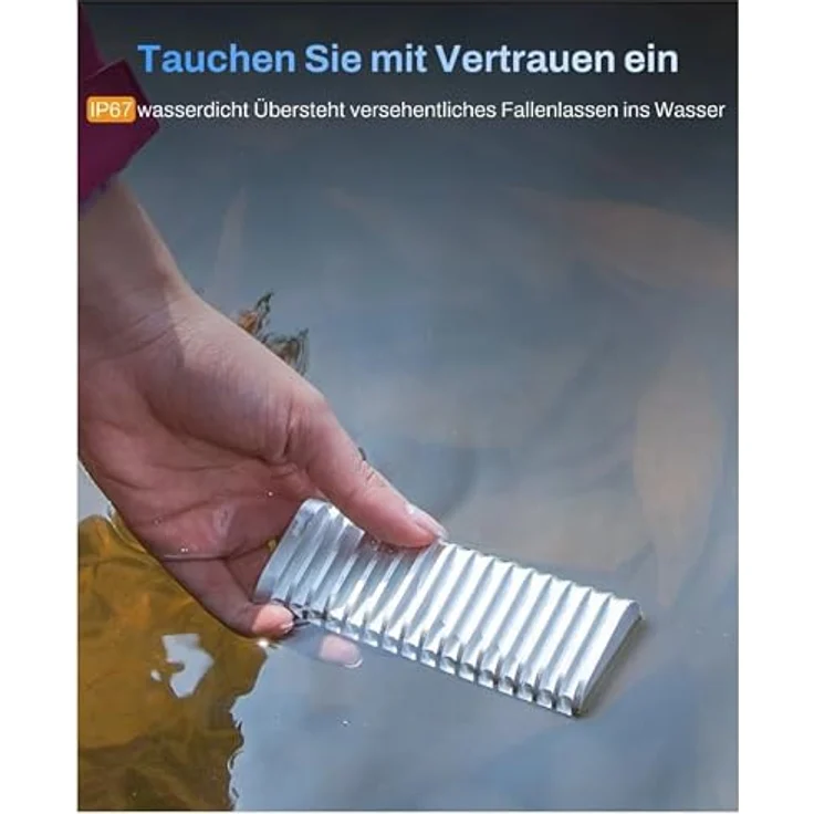 TerraMaster D1 SSD M.2 Gehäuse, USB 3.2, IP67, 10.000 Mbps, staubdicht und wassergeschützt – Bild 4