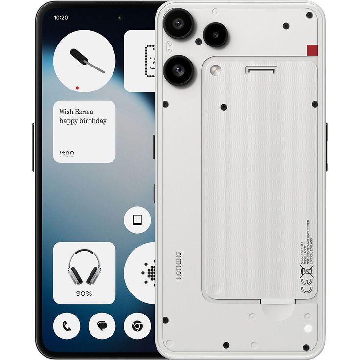 NOTHING Phone (3a) Lite 128 GB Weiß – AMOLED, Glyph-Light, 50 MP Kamera, 5000 mAh, Dual SIM, IP54 – Bild 1