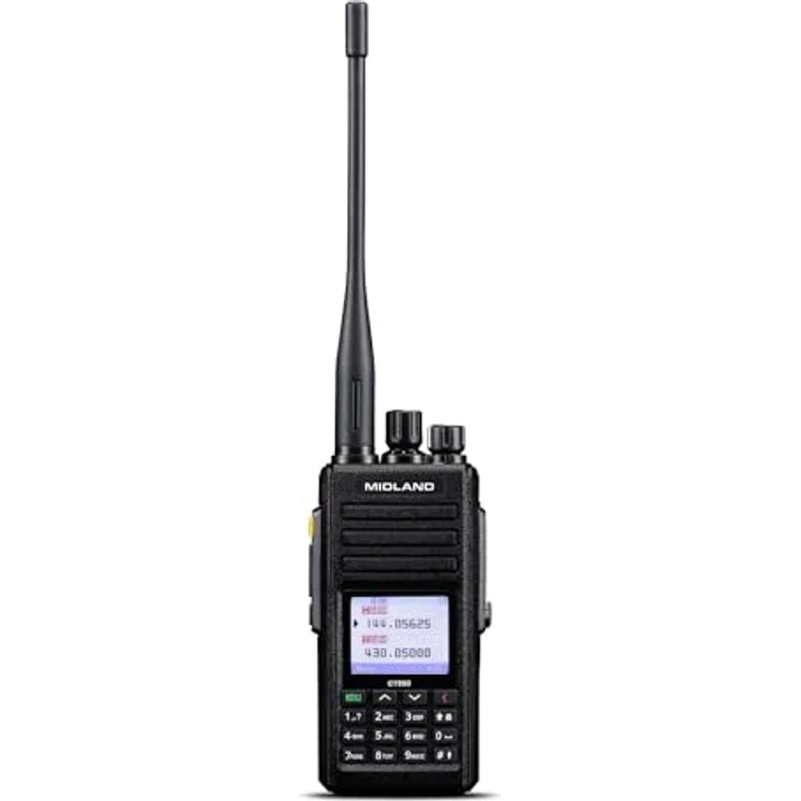 Midland CT990 EBR, IP67 Amateurradio mit DOUBLE PTT Funktion, TFT-Farbdisplay und 3600 mAh Akku, wasserdicht – Bild 1