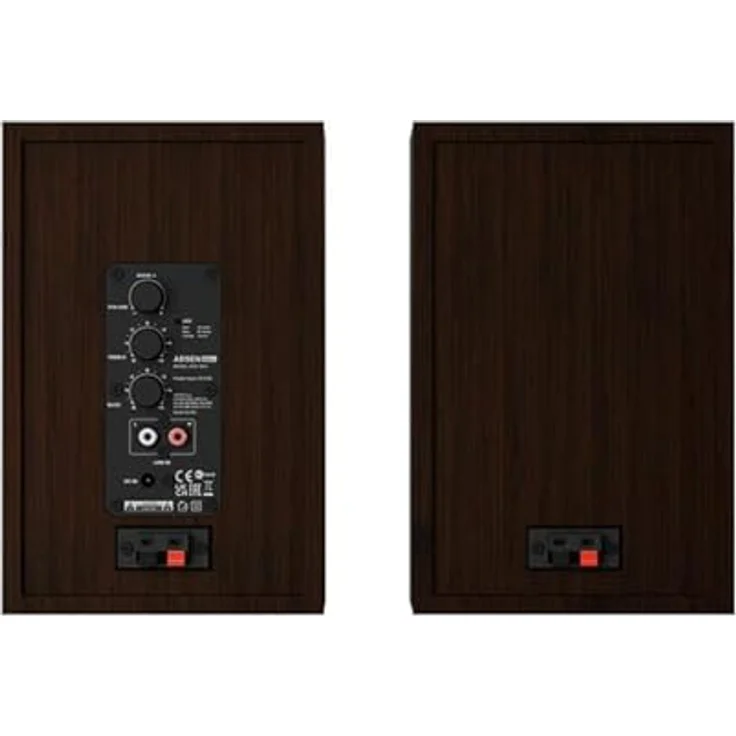 Genesis Arsen 302BT, Bluetooth Lautsprecher 2.0 mit 20W RMS, MDF Holzgehäuse, Bassreflex, Höhen- & Lautstärkeregler, Schwarz – Bild 3