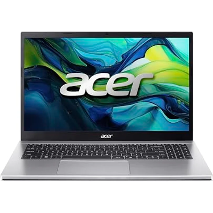Acer Aspire Go 15 (AG15-42P-R8SZ) Laptop | 15,6" FHD IPS, AMD Ryzen 7 5825U, 16 GB RAM, 512 GB SSD, AMD Radeon, Windows 11, QWERTZ, Silber – Bild 1