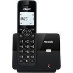 VTech CS2000 schnurloses Telefon, ECO+ Modus, Festnetztelefon, schwarz, Anrufsperre, Freisprechfunktion, große Tasten, Zwei Zeilen Display