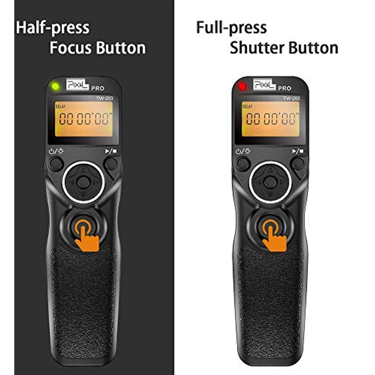 Pixel TW-283 E3 Infrarot-Auslöser Fernauslöser Timer Fernbedienung für Canon Digital SLR Kamera 80D 70D 60D 760D 750D 700D 650D 600D 550D 500D 450D 400D 350D 300D 100D 1300D 1200D 1100D 1000D – Bild 9