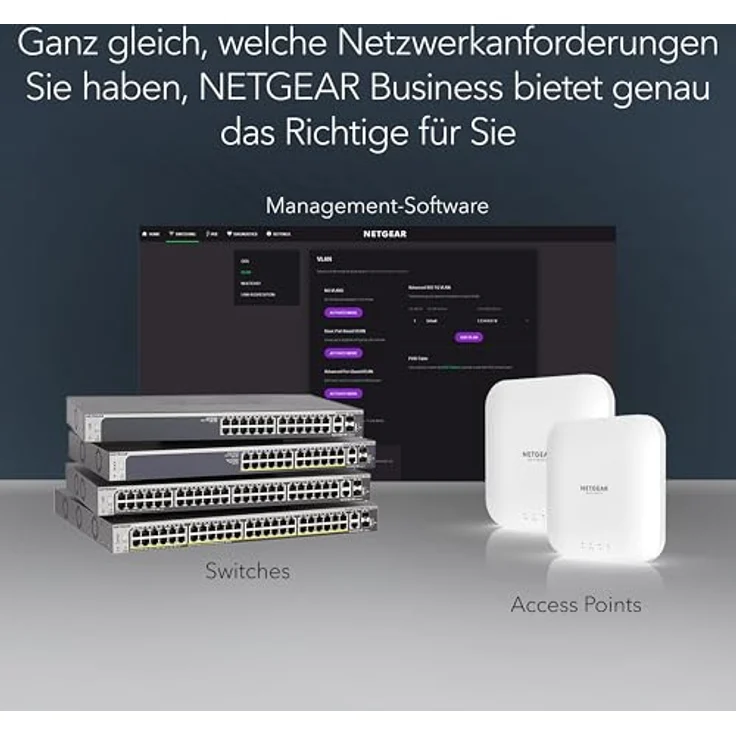Netgear MS305 5 Port 2.5 Gbit Smart Switch | Multi-Gigabit LAN Switch (Desktop or Wall Mounting) – Bild 7