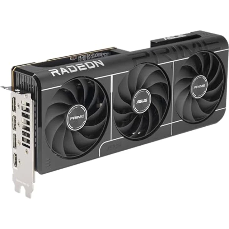 ASUS Prime Radeon RX 9070 OC Edition, 16GB GDDR6 Gaming Grafikkarte mit PCIe 5.0, 3x DisplayPort 2.1a und 1x HDMI 2.1b, optimaler Kühlung im 2.5-Slot-Design – Bild 3